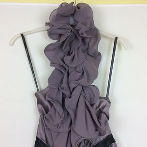 BeBe Women's Ruffle Halter Top